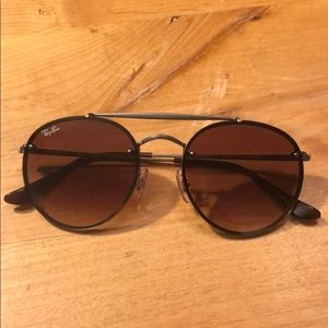 Ray-Ban Blaze Round Double Bridge Sunglasses